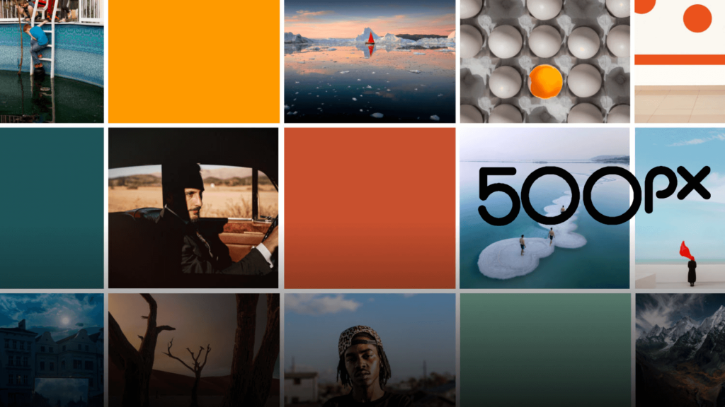 500px.com best photo sharing sites for photographers