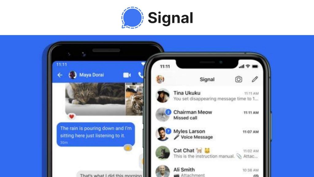 Privacy Photo sharing app signal