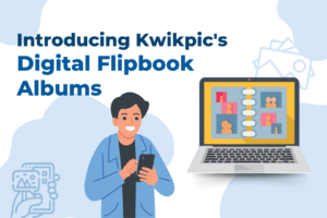 Digital flipbook album for photo sharing